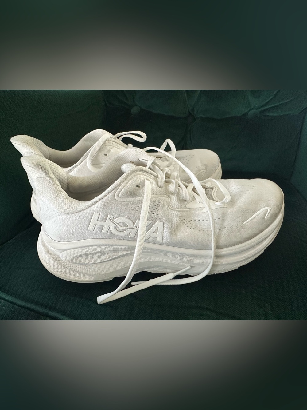 Hoka White Lightweight Running Shoes